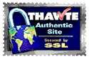 Secure Server Certified by Thawte